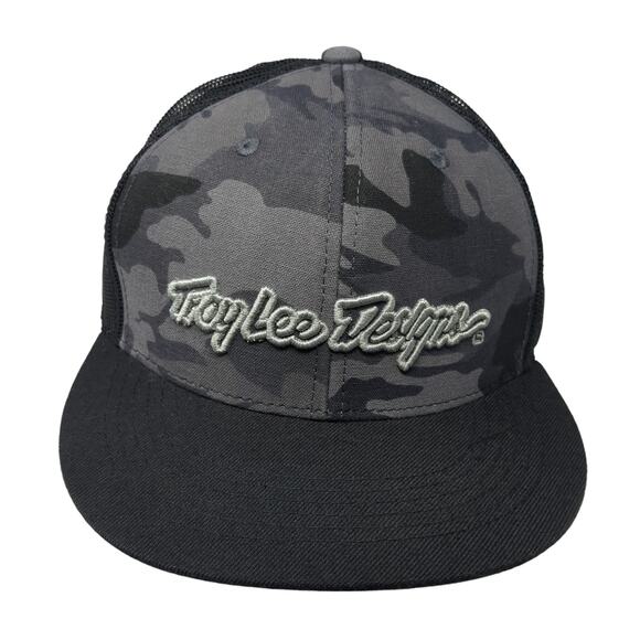 Troy Lee Design Snapback Trucker Hat Multicolor One Size Adjustable Camouflage - Picture 1 of 9